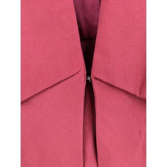 TopShop NWT Womens Stretch Blazer Jacket Size 4 3/4 Sleeve Pink Barbiecore - Picture 4 of 9